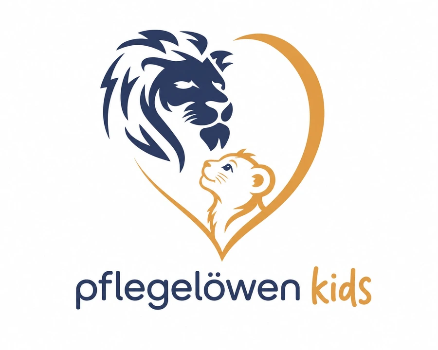 Pflegelöwen Kids – Logo