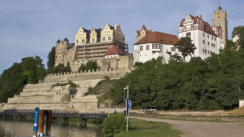 Stadtansicht von Bernburg (Saale)