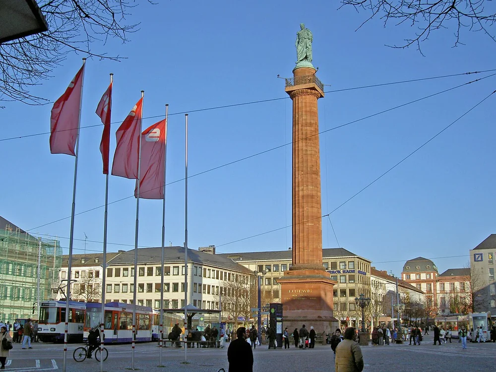 Stadtansicht von Darmstadt