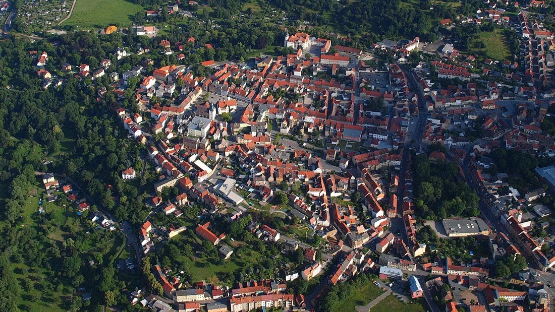 Stadtansicht von Eisenberg (Thüringen)