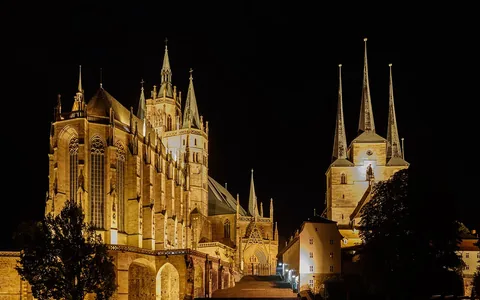 Stadtansicht von Erfurt