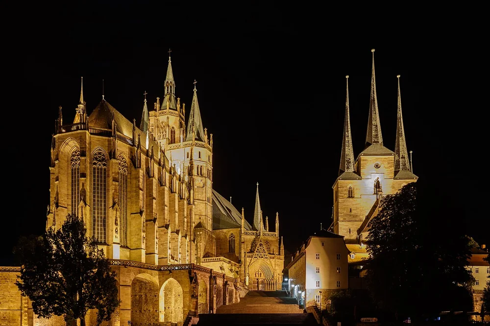 Stadtansicht von Erfurt