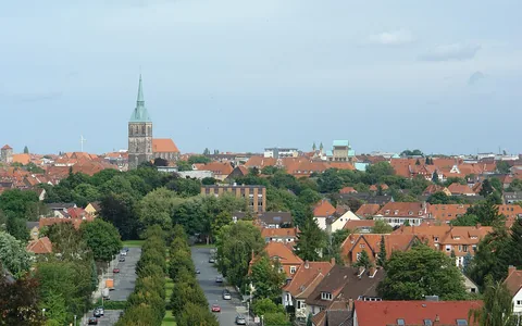 Stadtansicht von Hildesheim