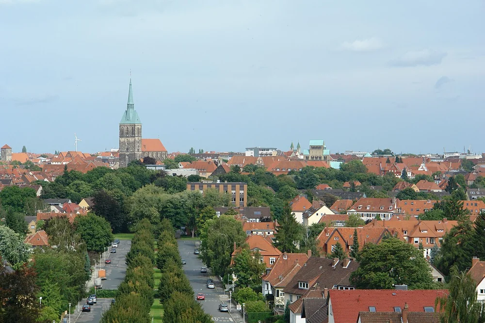 Stadtansicht von Hildesheim
