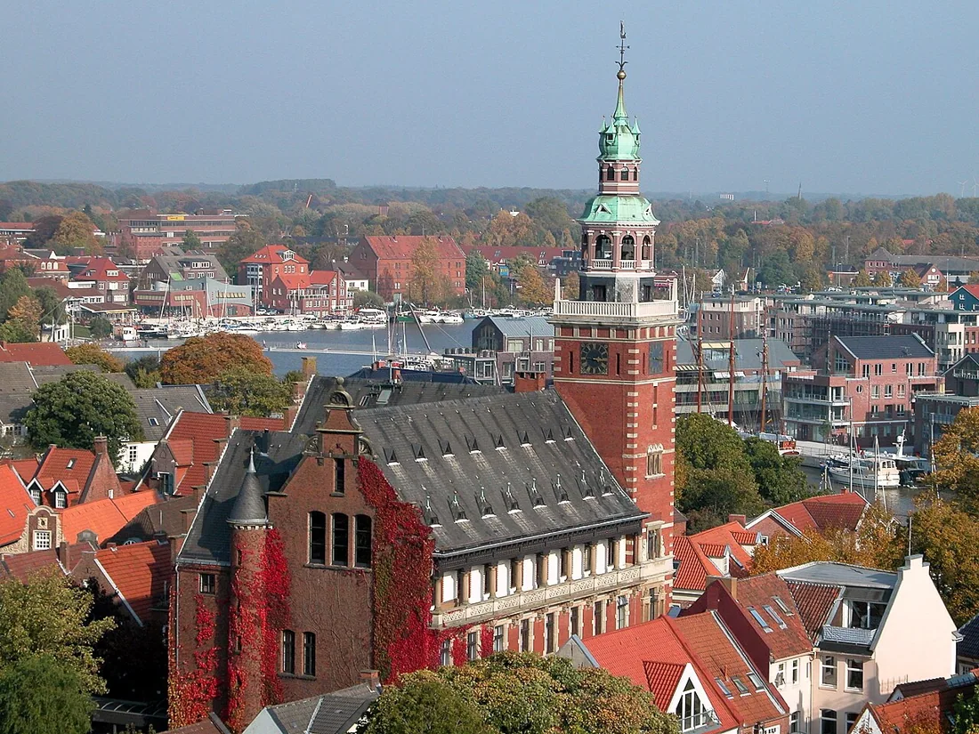 Stadtansicht von Leer (Ostfriesland)