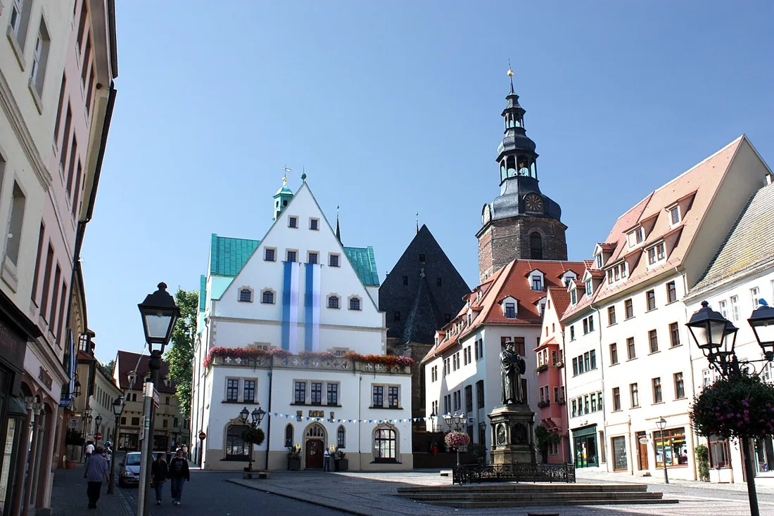 Stadtansicht von Lutherstadt Eisleben