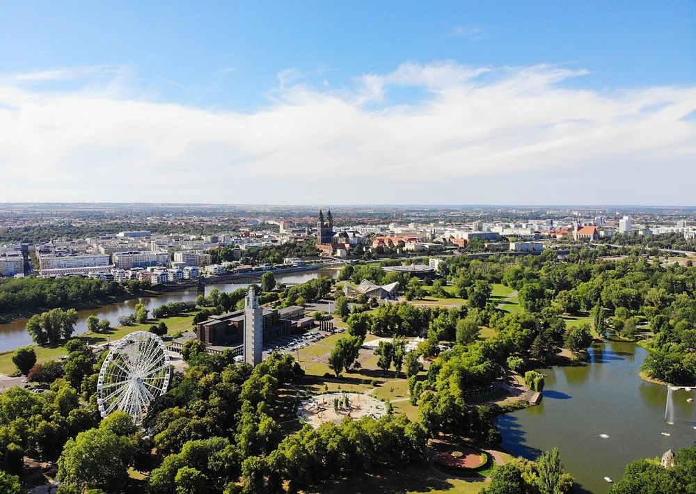 Stadtansicht von Magdeburg
