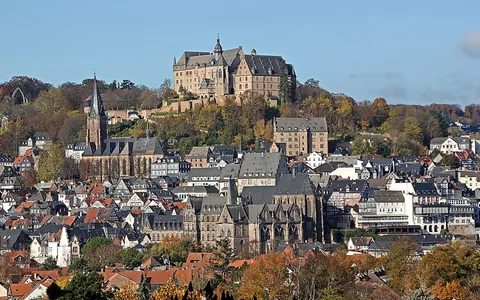 Stadtansicht von Marburg