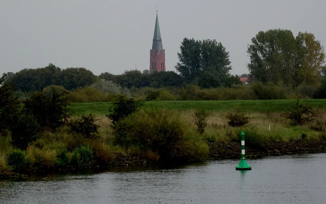 Stadtansicht von Nienburg (Weser)