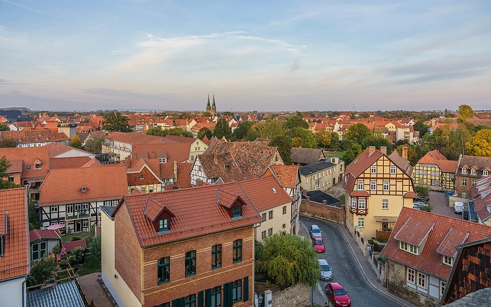 Stadtansicht von Quedlinburg