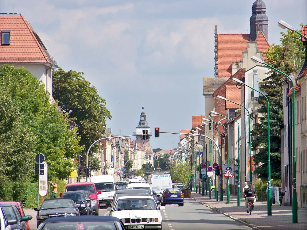 Stadtansicht von Schönebeck (Elbe)