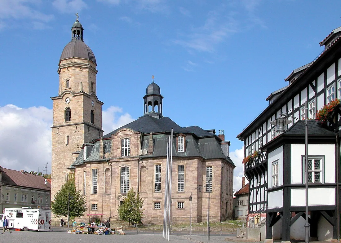 Stadtansicht von Waltershausen