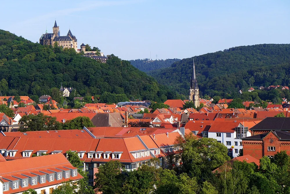 Stadtansicht von Wernigerode