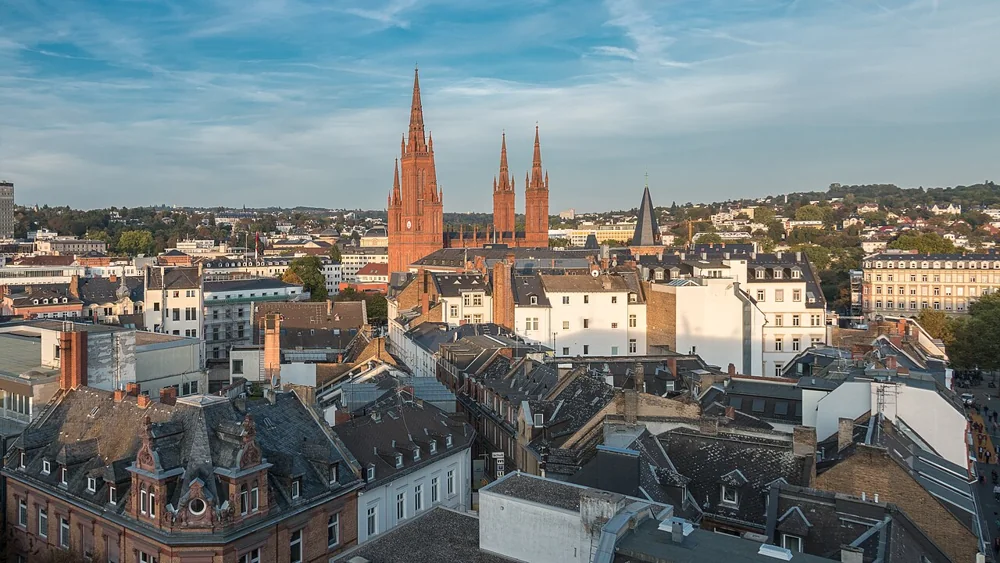 Stadtansicht von Wiesbaden