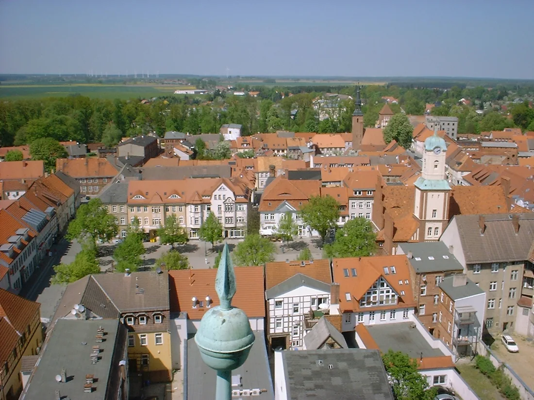 Stadtansicht von Wittstock/Dosse