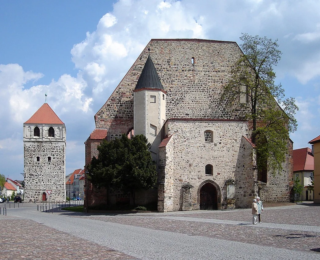 Stadtansicht von Zerbst/Anhalt